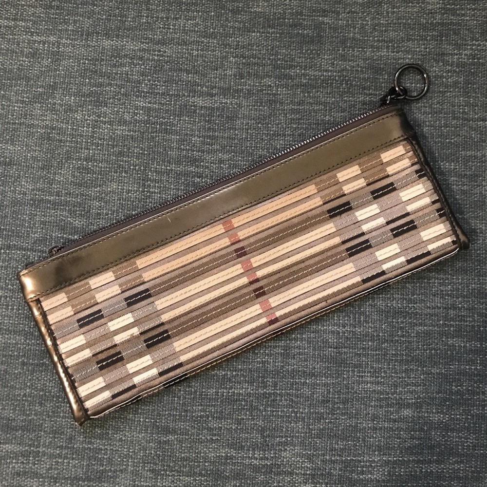 Burberry clutch with Burberry print